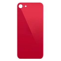 Plaque arrière en verre NEUTRE iPhone 8 rouge (pour machine laser)