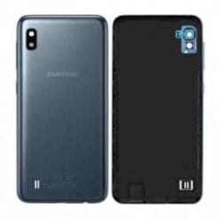 Vitre arrière + vitre caméra Bleue Samsung Galaxy A10 A105FN (Officiel)