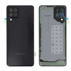 Vitre arrière + vitre caméra Noir Samsung Galaxy A22 4G A225F (officiel)