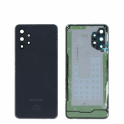 Vitre arrière + vitre caméra Noir Samsung Galaxy A32 5G (Officiel)