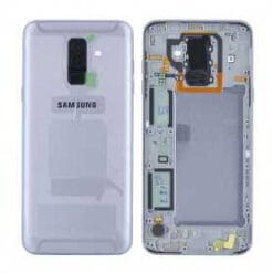 Vitre arrière + vitre caméra Violet Samsung Galaxy A6 Plus 2018 A605F (Officiel)