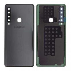 Vitre arrière + vitre caméra Noir Samsung Galaxy A9 2018 A920F (Officiel)