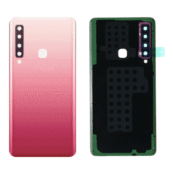 Vitre arrière + vitre caméra Rose Samsung Galaxy A9 2018 A920F (Officiel)