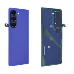 Vitre arrière + vitre caméra Bleue Samsung Galaxy Z Fold 5 F946B (Officiel)