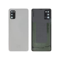 Vitre arrière + vitre caméra Blanche Samsung Galaxy A41 (Officiel)
