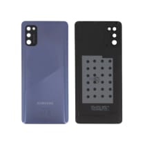 Vitre arrière + vitre caméra Samsung Galaxy A41 (Officiel) - Bleue
