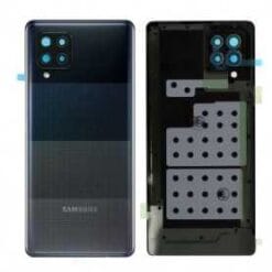 Vitre arrière + vitre caméra noire Samsung Galaxy A42 5G A426F/B (officiel)