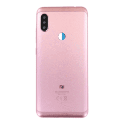 Vitre Arrière + Lentille Caméra (avec châssis) Rose Xiaomi Redmi Note 6 Pro (Compatible)