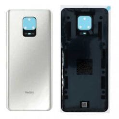 Vitre Arrière + Lentille Caméra Blanche Glacial Xiaomi Redmi Note 9 S (Compatible)