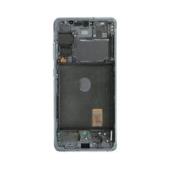 Ecran OLED + Vitre Tactile (avec châssis) Blanc Samsung Galaxy S20 FE 5G (G781B/G781U) (Compatible)