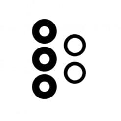 (Lot de 5) Lentilles camera Samsung A53 5G A536B