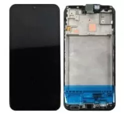 Ecran LCD + Vitre Tactile (avec châssis) Noir Samsung Galaxy M15 5G (M156B) (Officiel)