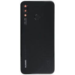Vitre arrière  + vitre caméra + capteur d'empreintes Huawei P20 Lite (Officiel) Noire