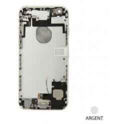 Châssis NEUTRE arrière iPhone 6 Argent - avec nappes