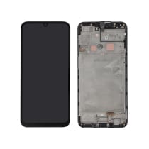 Ecran LCD + Vitre Tactile + Châssis Samsung Galaxy A24 Noir (Compatible)