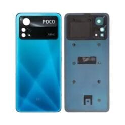 Vitre arrière + vitre caméra bleu Xiaomi Pocophone X4 Pro 5G (officiel)