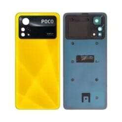 Vitre arrière + vitre caméra jaune Xiaomi Pocophone X4 Pro 5G (officiel)