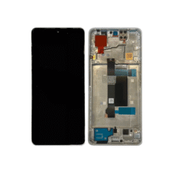 Ecran LCD + Vitre tactile (avec châssis) Blanc Xiaomi Poco X6 5G (Officiel)