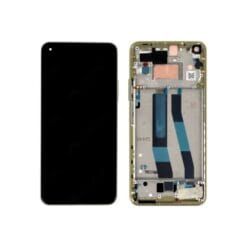 Ecran LCD + vitre tactile + châssis Jaune Citron Xiaomi Mi 11 Lite 5G (officiel)