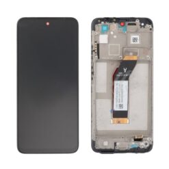 Ecran LCD + vitre tactile + chassis noir Xiaomi Redmi 10 2022 (Officiel)