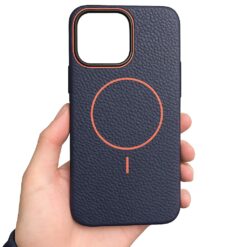 Coque MagSafe Bleu/Orange iPhone 16 Pro Max
