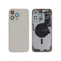 Vitre face arrière iPhone 14 Pro Max + NFC Magnet Qualité Origine Or