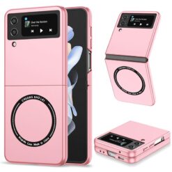 Coque PC avec Magsafe pour Samsung Zflip 6 rose magsafe