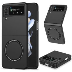 Coque PC avec Magsafe pour Samsung Zflip 6 noir magsafe