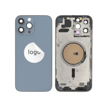 Vitre face arrière iPhone 13 Pro + NFC Magnet Qualité Origine Bleu Alpin