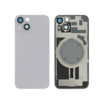 Vitre face arrière iPhone 14 Plus + NFC Magnet Qualité Origine Violet