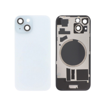 Vitre face arrière iPhone 15 Plus + NFC Magnet Qualité Origine Bleu