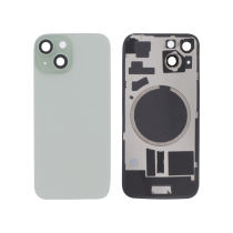 Vitre face arrière iPhone 15 + NFC Magnet Qualité Origine Vert