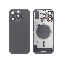 Vitre face arrière iPhone 16 Pro + NFC Magnet Qualité Origine Titane Noir