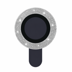 Lens Strass Pailleté Silver iPhone 17