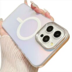 Coque Holographique Magsafe Blanche iPhone 16