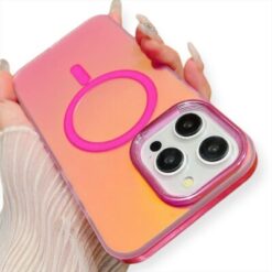 Coque Holographique Magsafe Fushia iPhone 17 Air
