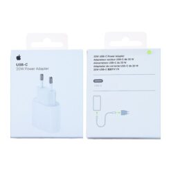 Chargeur USB-C 20W Apple Blanc (Officiel) avec Boite