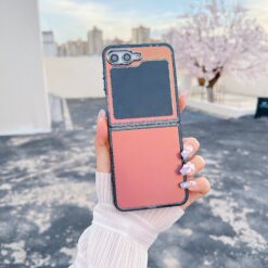Coque Holographique Z flip6 noir