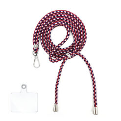 Collier tissu rouge a pois blanc