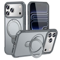 Coque Magsafe avec support Iphone 13/14 Gris