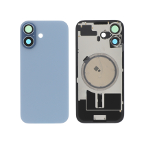 Vitre face arrière iPhone 17 + NFC Magnet Qualité Origine Bleu