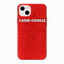 Coque GLITZERA Paillettes CASSE-COUILLE RED iPhone 17 Pro Max