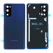 Vitre arrière + Vitre caméra bleu Samsung Galaxy S20 FE / S20 FE 5G G780F / G781B (officiel)