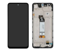 Ecran LCD + Vitre Tactile + Châssis Noir Xiaomi Redmi Note 10 5G / Poco m3 Pro (officiel)