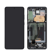 Ecran OLED + Vitre Tactile + Châssis Gris Samsung Galaxy S20 Plus 4G (G985F) (Compatible)