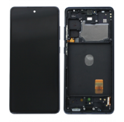 Ecran OLED + Vitre Tactile + Châssis Noir Samsung Galaxy S20 FE (G780F) (Compatible)