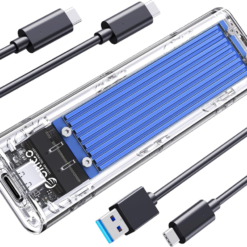 Boîtier Externe ORICO M.2 SSD USB-C 3.1 Gen2 (TCM2) Bleu
