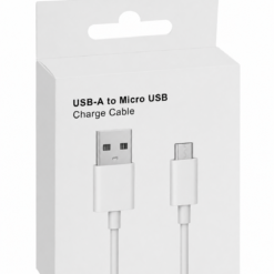 Cable Blanc USB-A to Micro USB avec boite
