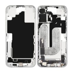 Châssis Iphone 16 Blanc (Sans face arrière) (sans batterie et sans connecteur de charge)