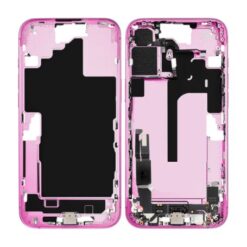 Châssis Iphone 16 Plus Rose (Sans face arrière) (sans batterie et sans connecteur de charge)